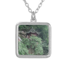 Le Shan Mountainside Buddhist Pavilion Pendants
