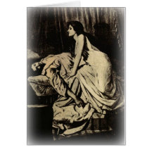 Le Vampire by Burne-Jones 1897 Cards