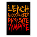 Leach, Bloodsucker, Parasite, Vampire cards