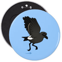 Leach's Storm Petrel (flutter) Buttons