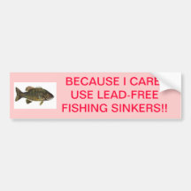 Lead-freefishing sinkers #1 bumper sticker
