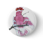Leadbeater Cockatoo buttons