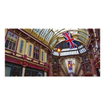 Leadenhall Market London Personalised Photo Card