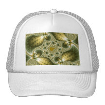 Leaf And Gold - Fractal Art Trucker Hat