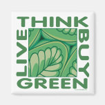 Leaf Design Fridge Magnet