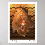 Leaf energy by Anjo Lafin Poster