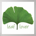 Leaf Lover Tree Hugger posters