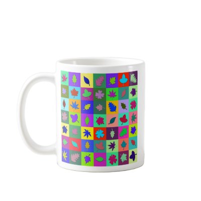Leaf Mosaic Mug by nassosvakalis