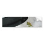 Leaf on Metal Bumper Stickers