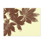 Leaf Stamp Postcard