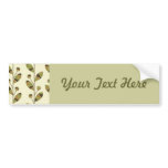 Leafs - Retro 50s Customise Template bumper stickers