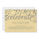 Leafy Celebrate Invitation