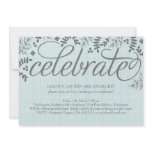 Leafy Celebrate Invitation