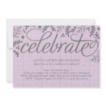 Leafy Celebrate Invitation