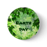 Leafy Earth Day buttons