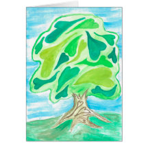 "Leafy Love Tree" Greeting Card