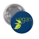 Leafy Vegan Button