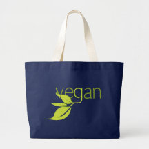 Leafy Vegan Tote Bags