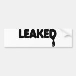 Leaked Bumper Stickers