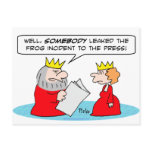 leaked frog incident press king post cards
