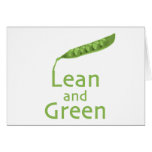 Lean and Green Greeting Cards