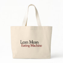 Lean Mean Eating Machine Canvas Bag