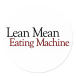 Lean Mean Eating Machine stickers