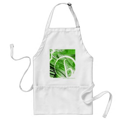 Lean Mean Graphic Design Apron by benbakerdesign