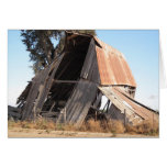 Leaning Barn Card