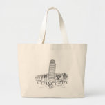 leaning tower of pisa canvas bags
