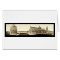 Leaning Tower of Pisa Photo 1909 Cards