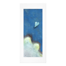 Leap of faith heart Late at Night fun original art Invitations