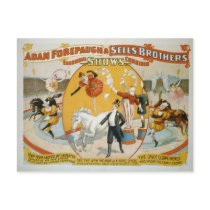 Leap Year Ladies / Clown Women Circus Poster