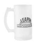 Leapin Leprechauns & Dancing Shoes Glass Stein mugs