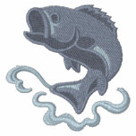 Leaping Bass embroidered shirts
