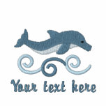 Leaping Dolphin embroidered shirts