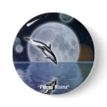 LEAPING DOLPHIN II Pisces Astrology Fantasy Button