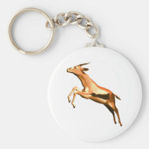 Leaping Gazelle Keychain