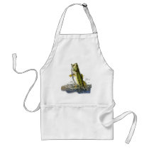 Leaping largemouth bass apron