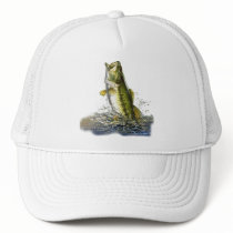 Leaping largemouth bass