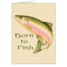 Leaping Salmon Card