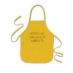 Learn ASL aprons
