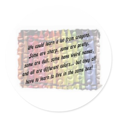 learn from crayons stickers by hopefay