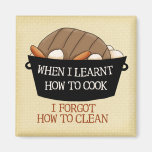 Learn to Cook Fridge Magnets