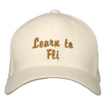 Learn to Fli embroidered hats