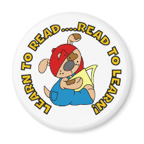 Learn to Read, Read to Learn Fridge Magnets