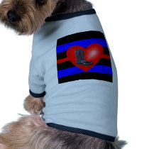 Leather Boot Pride Dog T-shirt