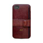 Leather Bound Personal Organiser iPhone 4/4S Tough casemate cases