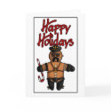 leather daddy gingerbread man cards