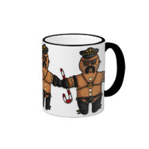 leather daddy gingerbread mug